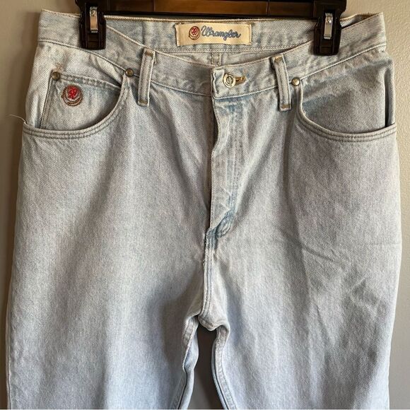 Wrangler Twenty X Denim jeans Vintage women’s size 13/14 x 32 90s mom Y2K light - Picture 3 of 5
